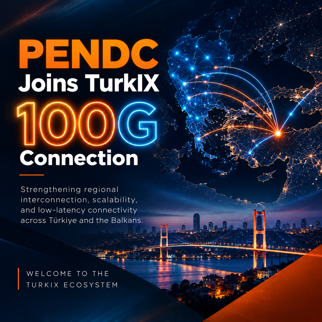 PENDC, TurkIX'e 10G bağlantı ile katıldı