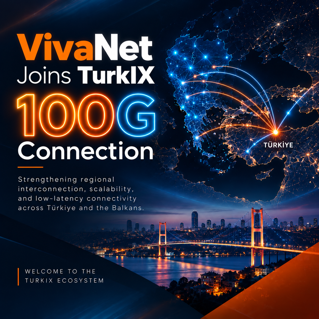 VivaNet, TurkIX'e 10G bağlantı ile katıldı